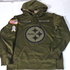 Pittsburgh Steeler 'Salute To Service' Olive Green Hoodie
